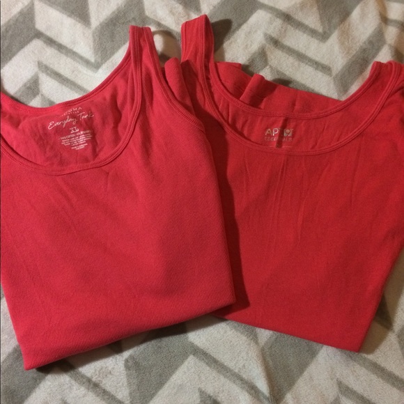 2️⃣ for 1️⃣ XL watermelon tanks by Sonoma/Apt 9 - Picture 2 of 6