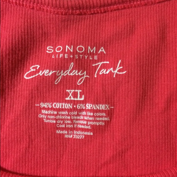 2️⃣ for 1️⃣ XL watermelon tanks by Sonoma/Apt 9 - Picture 5 of 6