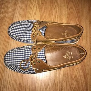 Brooks brothers checkered loafers