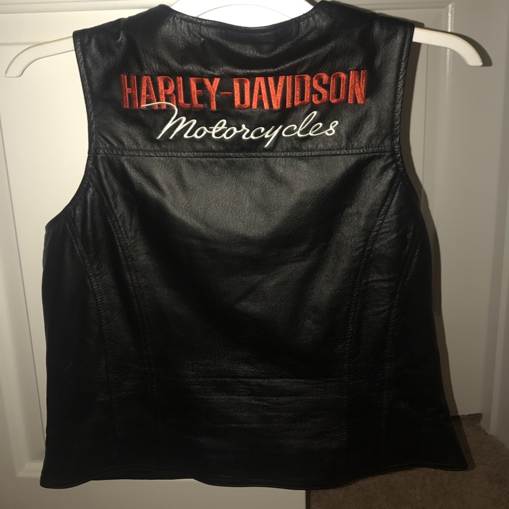 Harley-Davidson Leather Vest‼️🔥