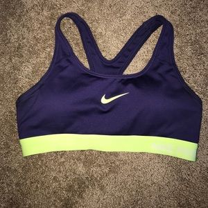 Nike padded sports bra