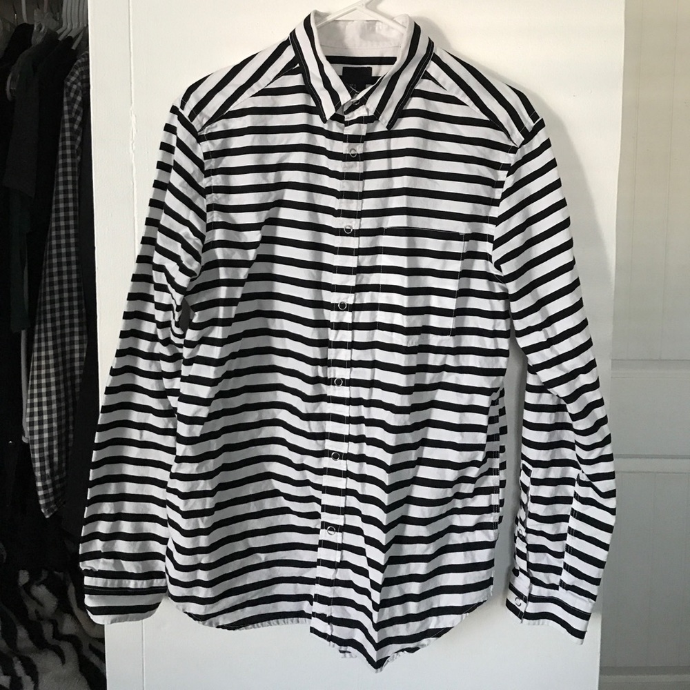 Striped HM button up