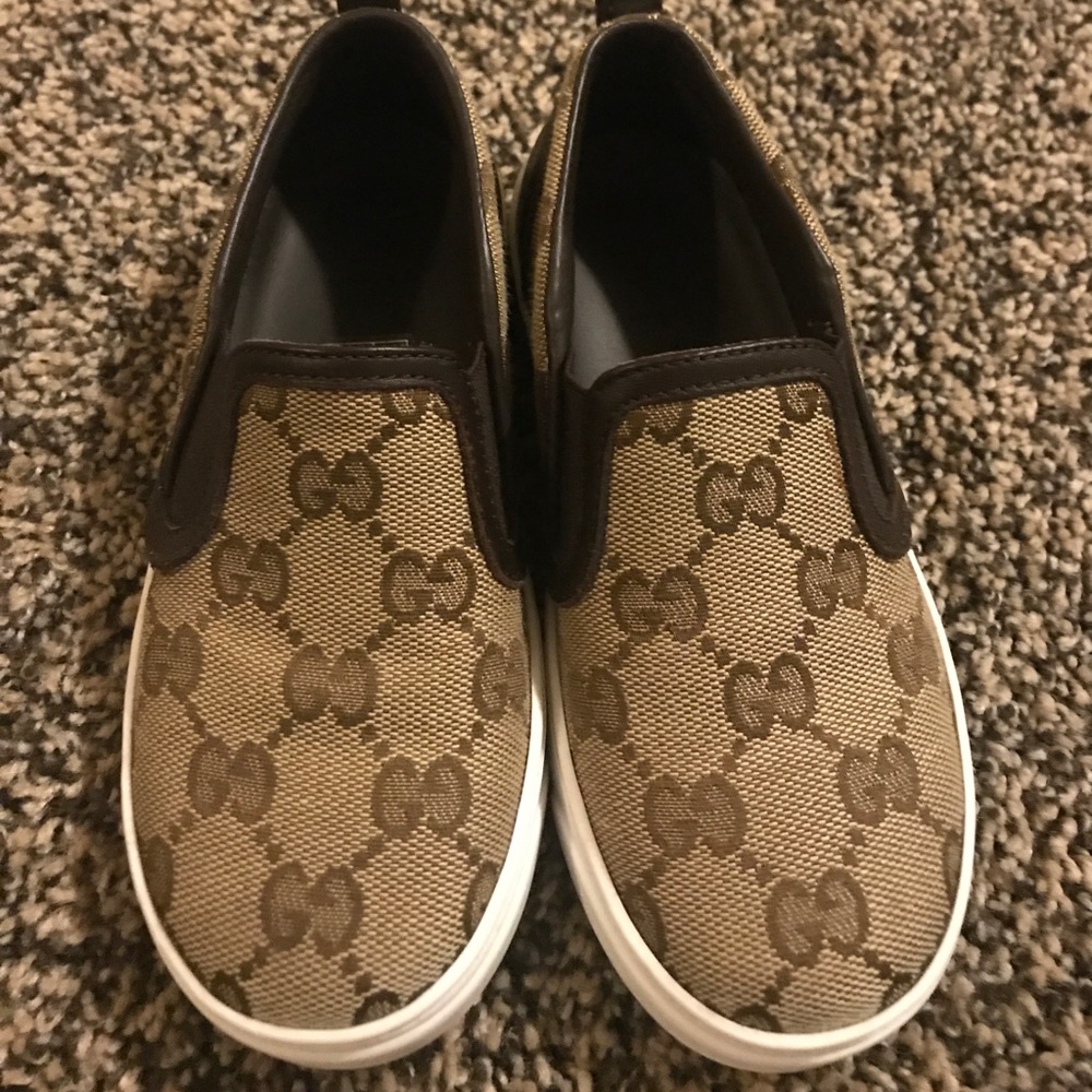 Boys Gucci vans style shoes