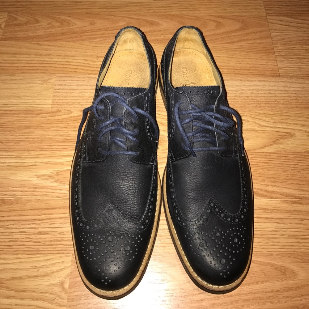 Men's cole haan wingtip dress shoe