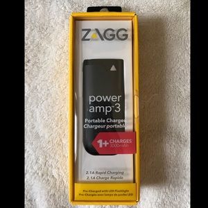 ZAGG Power Amp 3,000mAh Backup Battery Black