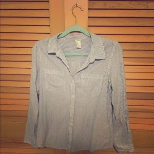 Forever 21 Pinstripe Button Down