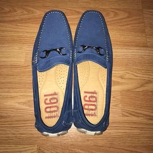 Nordstrom blue suede loafer