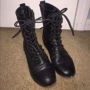 Black Combat Boots