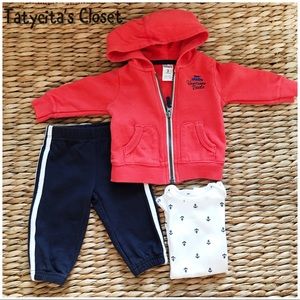 Baby Carter's 3-piece set 3 months with jacket