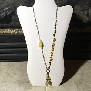Multi look hand made toggle necklace