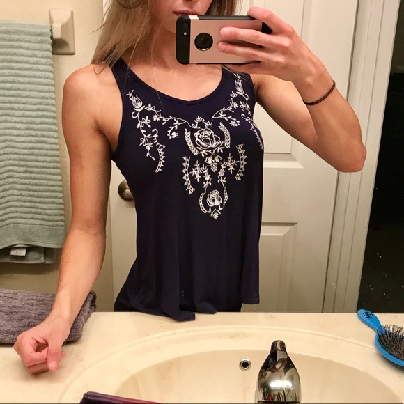 Navy Tank Top - Picture 1 of 4