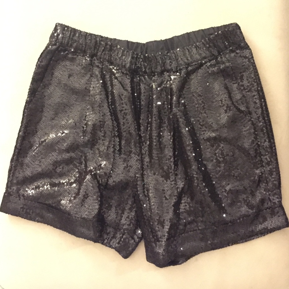 Black Sequin shorts by Sachin + Babi size 2
