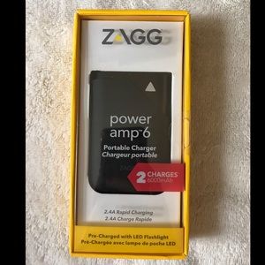 ZAGG Power Amp 6,000mAh Backup Battery Black