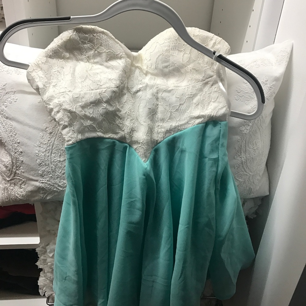 Xenia Boutique Strapless Mini Dress