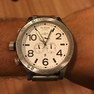 Nixon silver watch