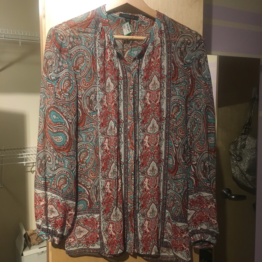 Rachel Zoe Paisley blouse
