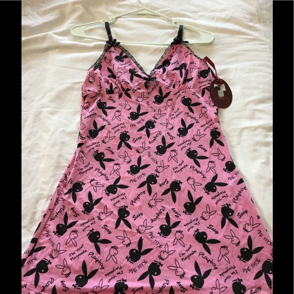 Playboy nightie with matching thong