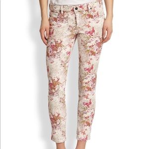 Floral Genetic denim pants