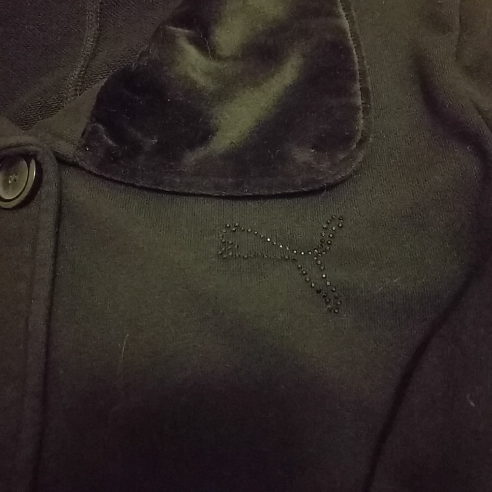 Black Puma Sweater Jacket