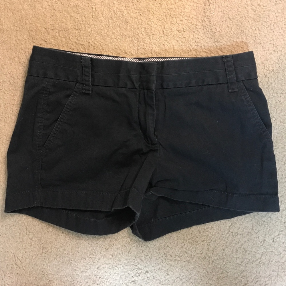 Navy j Crew chino shorts