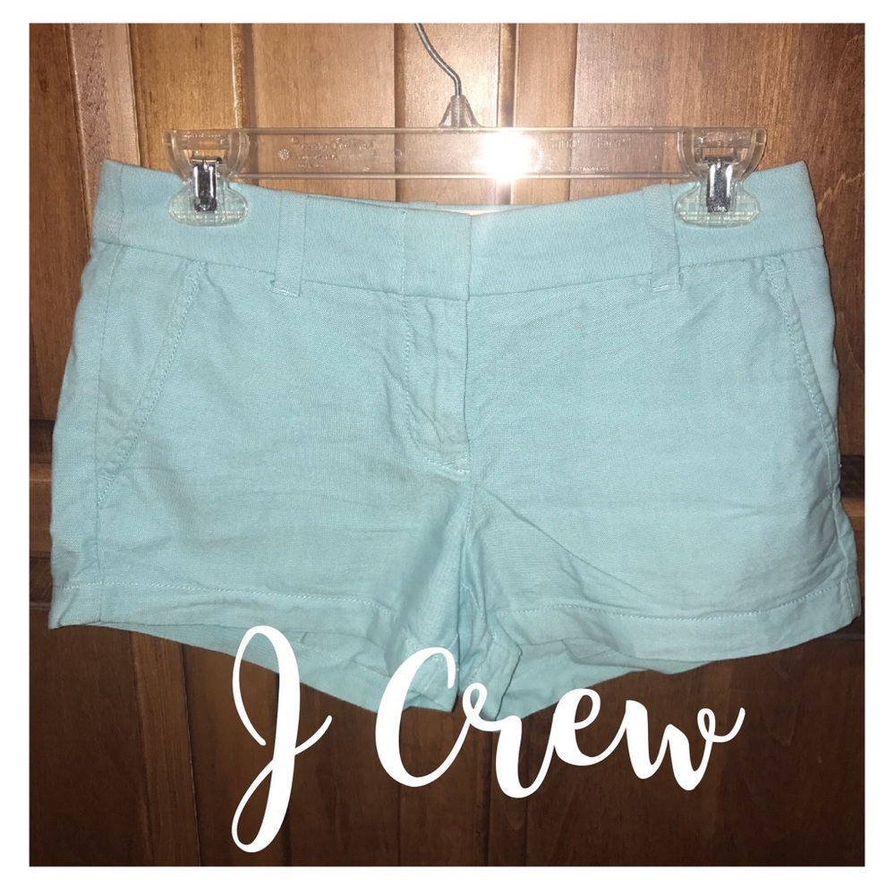 J Crew light blue shorts size 0