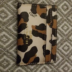 Coach mini card holder