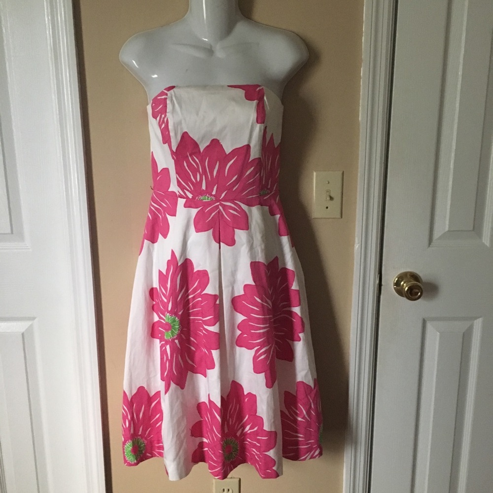 Lilly Pulitzer Strapless Dress 2 Angeltee