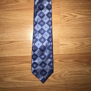 Michael kors blue printed tie