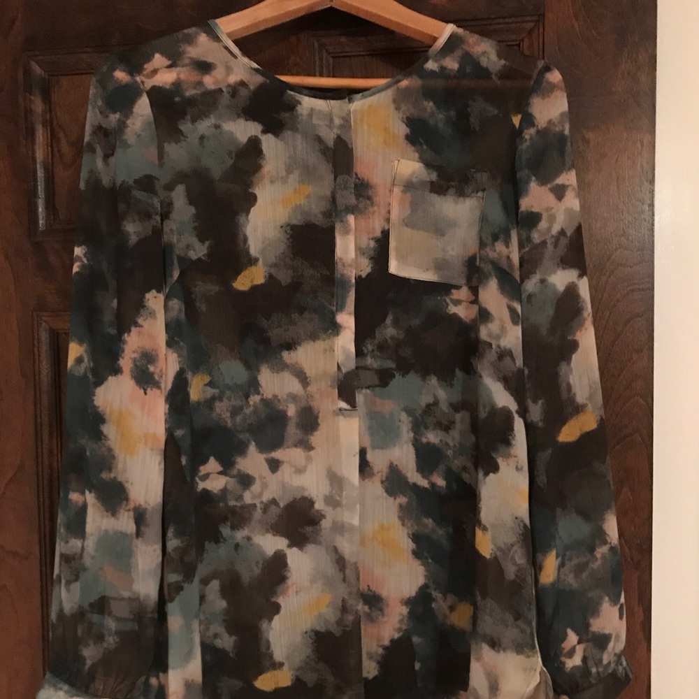Merona sheer tunic blouse