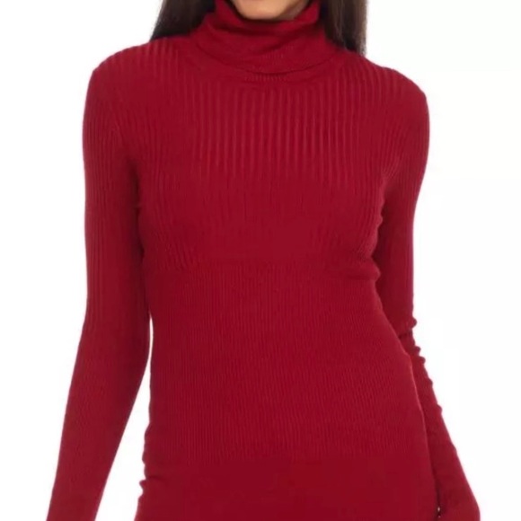 Max Studio Ribbed turtleneck sweater - Picture 1 of 3