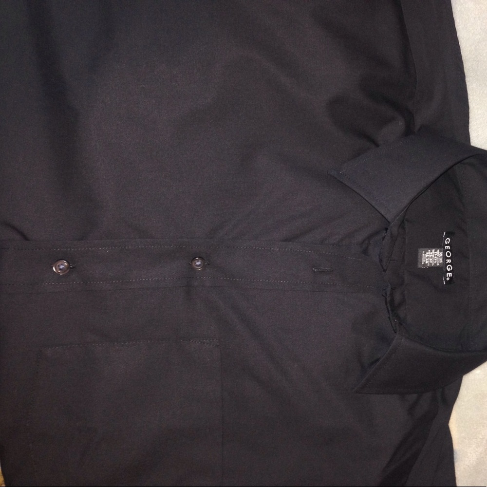 Black long sleeve dress shirt