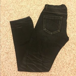 AX Slim Black Distressed Jeans