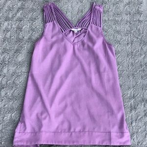 Purple Strap Tank Top Size Small
