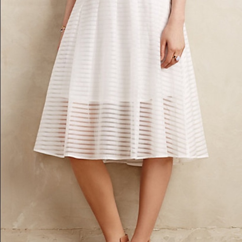 LIKE NEW Anthropologie Leifsdottir Midi Skirt