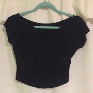 Capezio Black Crop Top