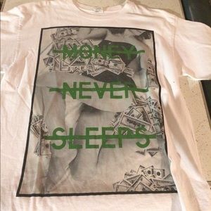 Money Never Sleeps Tee