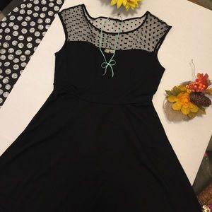Black skate. Dress