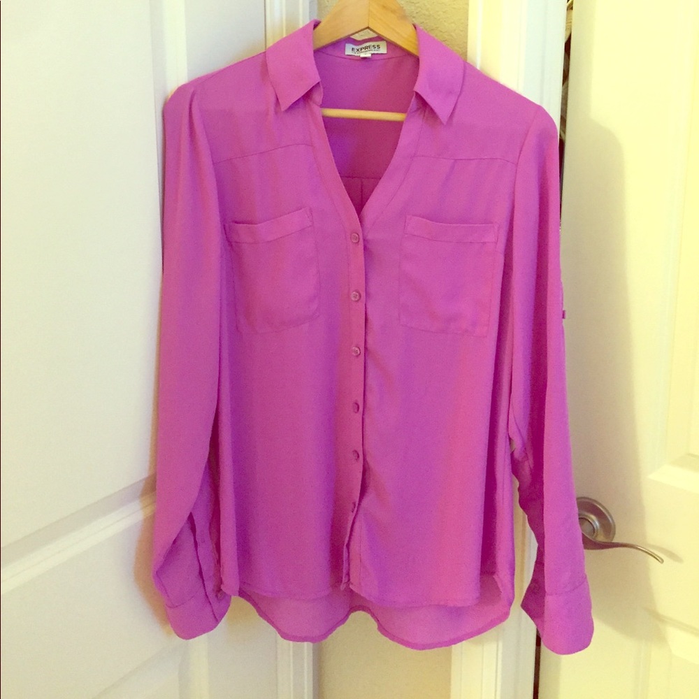 Express pink portofino blouse