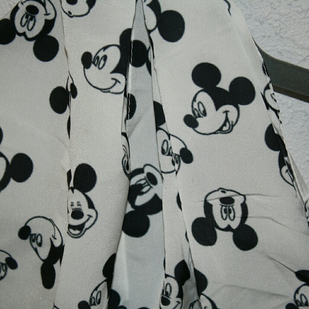 Sheer Mickey Mouse Scarf