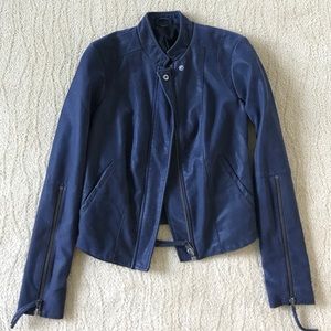 royal blue zip up jacket