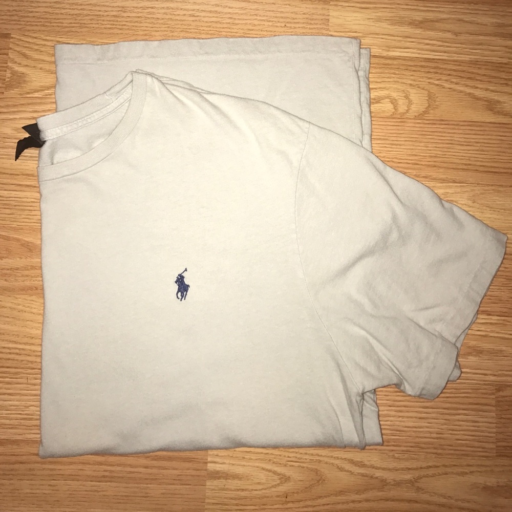 Gray polo T-shirt worn once