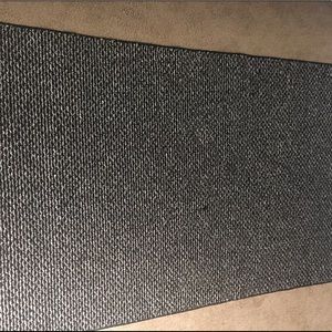 Black and White Heathered Rug