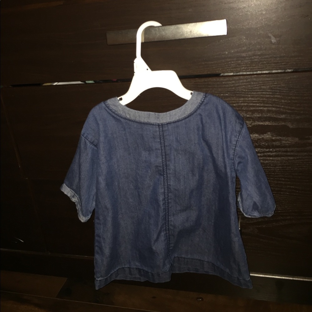 Toddler girl denim shirt. Old Navy