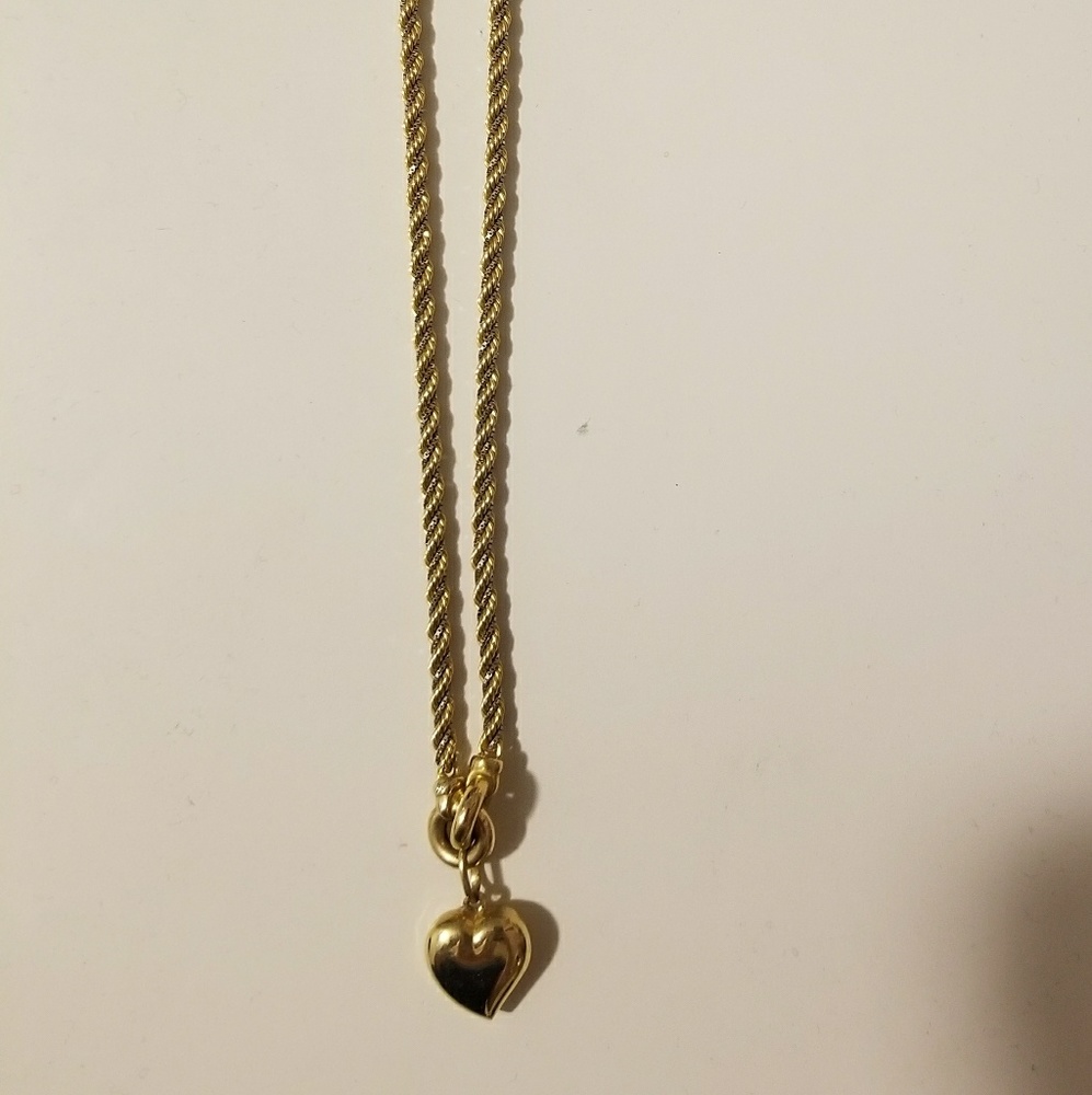 Gold heart chain neckacke