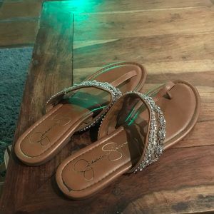 Beaded Jessica Simpson sandals