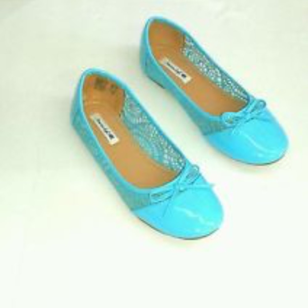 ♡ SALE american eagle lace mint flats - size 4.5