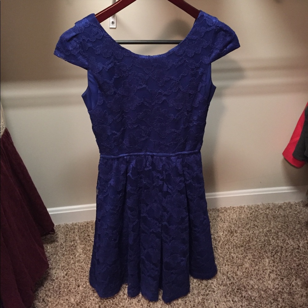 Delias Navy Blue Dress with Tool Size 1/2