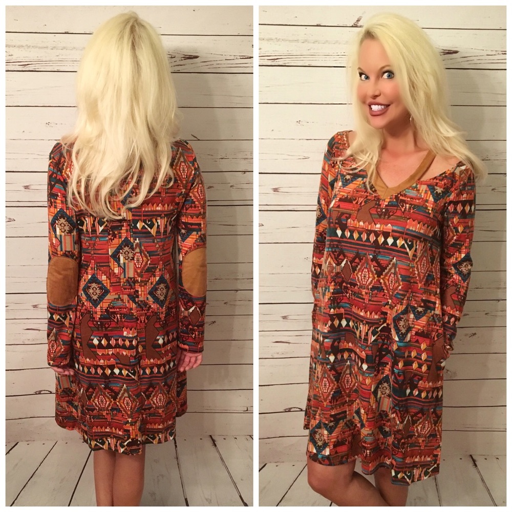LAST 1! 💕So soft brushed fabric swing dress - Picture 3 of 3