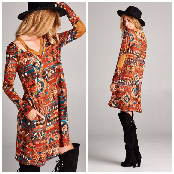 LAST 1! 💕So soft brushed fabric swing dress - Picture 2 of 3