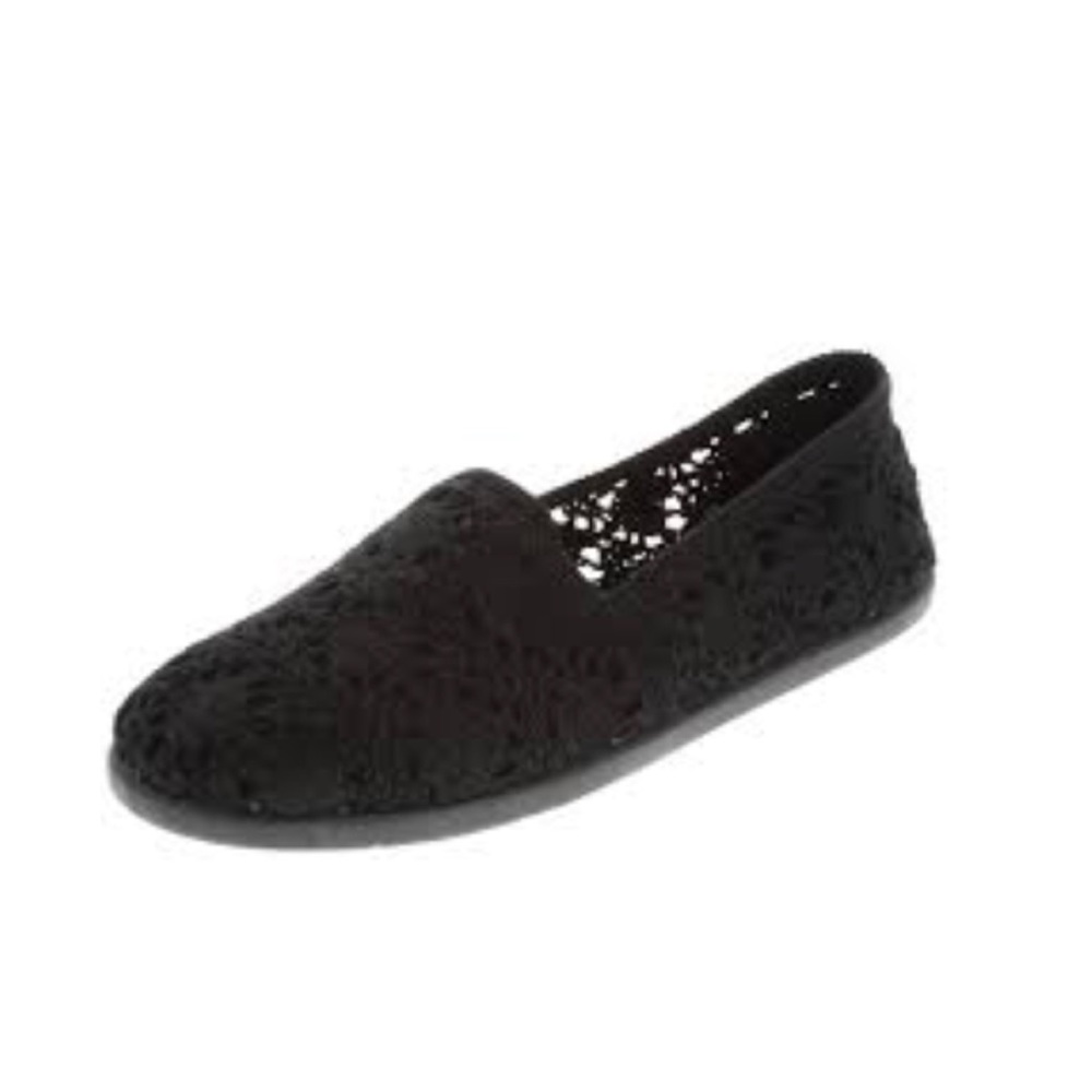 ♡ SALE airwalk crochet black bob type shoes